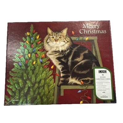 Lang Stringing Lights Boxed Christmas Cards 18ct  With 19 Envelopes 5-3/8x6-7/8 - Image 1 of 2
