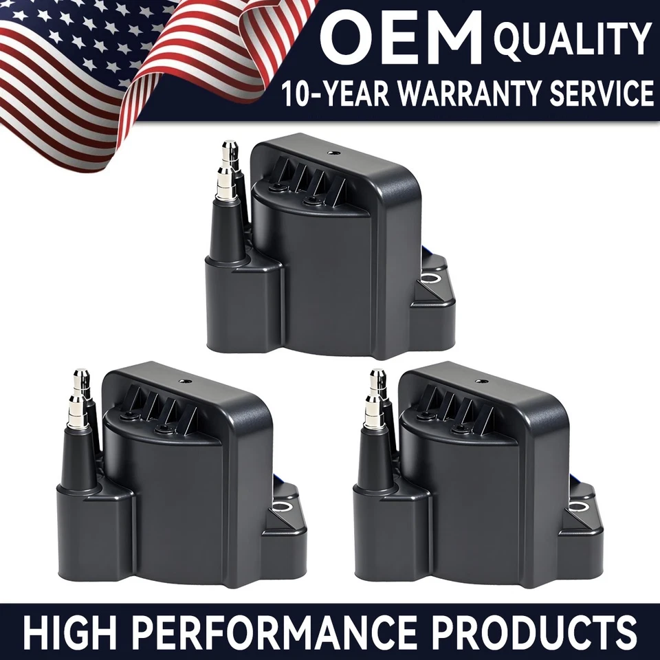 OEM 3X Ignition Coil Pack For Buick Cadillac Chevy Olds Pontiac 3.8L 3.4L DR39 Foto 1 de 4