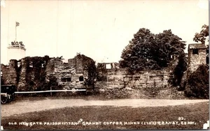 OLD NEW GATE PRISON Granby Copper Mines GRANBY, Connecticut RPPC Postcard - Picture 1 of 2