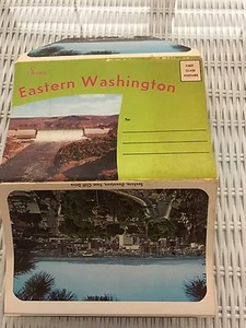 Postal desplegable escénica vintage del este de Washington 12 imágenes - Imagen 1 de 1