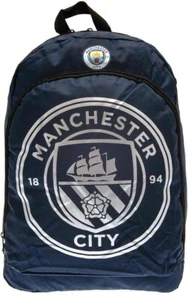 Manchester City FC colour Backpack Rucksack School Lunch Bag Official License - Picture 1 of 4