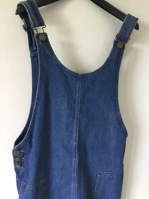 Denim dangarees dress size 14 - Image 1 of 4