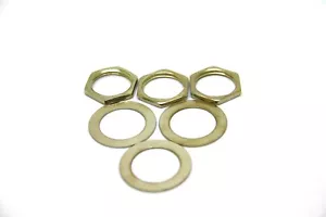 3x NUTS & WASHER M12 FOR FENDER JACKS MONO OR STEREO FROM 1988 TO 1999 - Picture 1 of 1