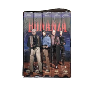 1998 Bonanza 'Collector 5 Pack Series' Sealed VHS Tapes - Picture 1 of 4