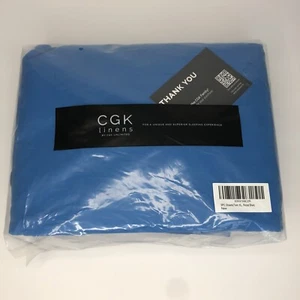 CGK Linens Royal Blue 3 Piece Deep Pocket Microfiber Sheet Set Twin XL NEW - Picture 1 of 5