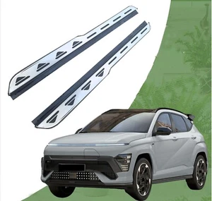 2 PIEZAS estribo apto para Hyundai KONA 2024 2025 escalón lateral barra Nerf aluminio - Imagen 1 de 13