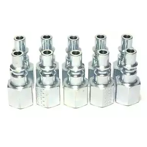 ARO 210 - Raccordi tubo aria 1/4" NPT accoppiatore automatico stile A collegamento rapido - Foto 1 di 6