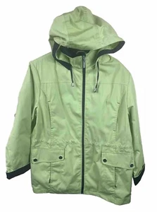 Mackintosh New England Jacket Womens Size L Green Windbreaker Barn Coat Raincoat - Picture 1 of 8