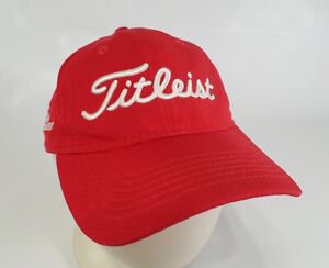 Titleist Golf Hat Cap Jerrod Funk Golf Academy School Pro Club Strapback Red