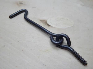 Vintage Soviet Iron Door Hook Latch With Screw Unused, price 7 kopeks, made USSR - Picture 1 of 6