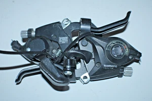 Shimano Trigger Shifter Brake Set ST-EF51-8R/L Black 3x8 Speed MTB USA Shipper:) - Picture 1 of 5