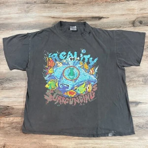 T-shirt concerto 1991 vintage FISHBONE realtà dei miei dintorni Brockum XL - Foto 1 di 8