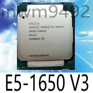 Intel Xeon E5-1650 V3 SR20J 3.50GHz 6-Core 15MB 140W LGA2011-3 CPU Processor - Picture 1 of 1
