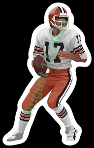 Brian Sipe Magnet Cleveland Browns Die cut Vinyl NFL Vector art  Football - Picture 1 of 1