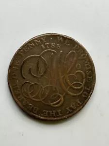 1788 Gran Bretaña Anglesy Penny Conder ficha - Imagen 1 de 2