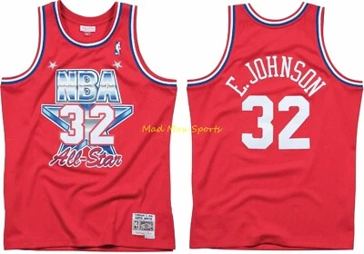 Camiseta Magic Johnson Lakers 1991 West ALL STAR Mitchell & Ness Swingman Talla S-XXL Foto 1 de 3