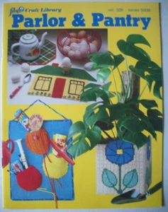 Parlor & Pantry Craft pattern crochet potholder hot mitt towel cottage placemat - Picture 1 of 2