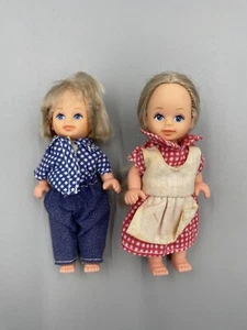 Menge 2 Simba 4,5 Zoll Junge & Mädchen Puppe BESCHREIBUNG LESEN - Bild 1 von 7