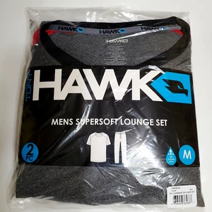 Tony Hawk 2-teiliges superweiches Lounge-Set Herren Größe M schwarz brandneu versiegelt - Bild 1 von 11