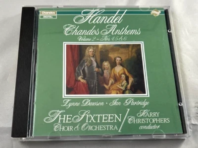 Handel Chandos Anthems, Vol. 2 Nos. 4, 5 & 6 CD IMPORT Chandos CHAN 0504 - Image 1 of 3