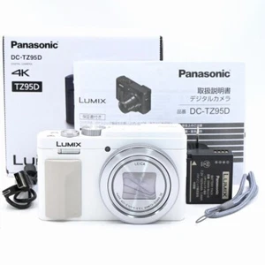 Panasonic LUMIX DC-TZ95D White 20.3 MP Digital Mirrorless Camera w/ Box - Picture 1 of 7