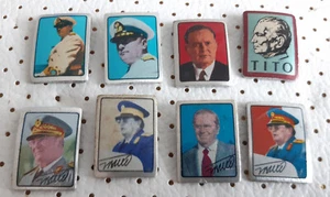 Josip Broz Tito Yugoslavia 8 different pins - Picture 1 of 1