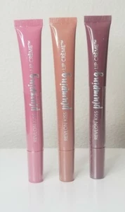 (Lot of 3) Revlon Kiss Plumping Lip Creme, #510, #530, #540, New Fast Shipping. - Picture 1 of 9