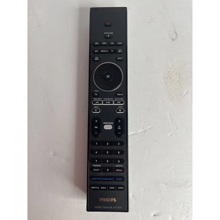 Philips Home Theater System 242254901403 Remote Control for HTS8110P OEM - Image 1 of 4