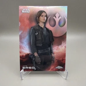 2025 Topps Chrome Star Wars - Jyn Erso #66 Rainbow Refractor - Rogue One - Bild 1 von 2