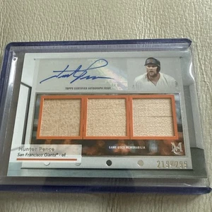 2024 Signature Swatches Hunter Pence Auto 219/299 San Francisco Giants #SWTRA-HP - Picture 1 of 10