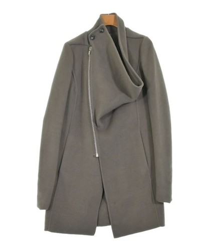 Cappotto donna Rick Owens lana cashmere marrone taglia 38