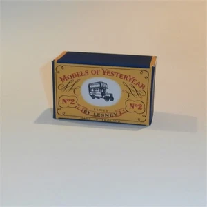 Matchbox Lesney Yesteryear 2 a London Bus B Style Repro Box - Picture 1 of 5