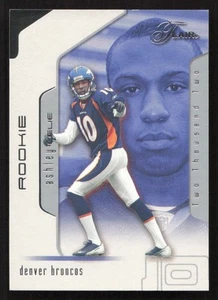 2002 Flair Ashley Lelie #/1250 RC Rookie #103 Card - Picture 1 of 2