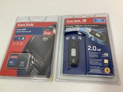SanDisk Flashdrive & Mobile Memory Kit. NEW. Unopened. - Image 1 of 4