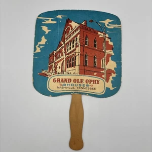 Vintage Nashville Grand Ole Opry House Papier Handfächer zum Sammeln von Autogrammen - Bild 1 von 8