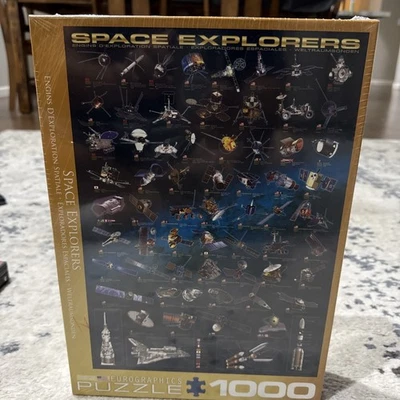 Space Explorers 1000 Piece Jigsaw Puzzle Eurographics New - Image 1 of 2