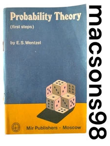 Probability Theory (First Steps) by E. S. Wentzel Mir Publishers Moscow 1982 - Picture 1 of 24