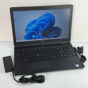 Dell Latitude 5580 i7-7820HQ 15.6" Windows 11 Pro Laptop 512GB SSD 16GB RAM - Picture 1 of 11