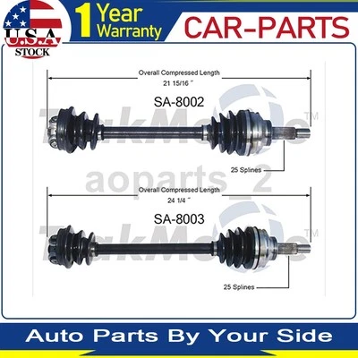 Eje delantero TrakMotive CV eje articulado para Saab 900 2,0 L 1989 1988 1987 1986 1985 Foto 1 de 3