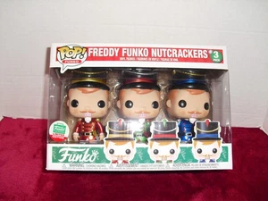 NEW  Freddy Funko Nutcrackers 3 Pack Christmas Holiday POP Funko - Picture 1 of 3