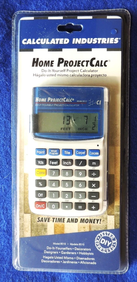 Home Project Calculator Do-It-Yourself ProjectCalc Calculated Industries NIP - Image 1 of 1