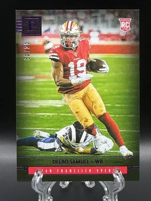 Deebo Samuel 2019 Panini Chronicles Panini Football Rookie Purple /49 RC #P33 - Image 1 of 2