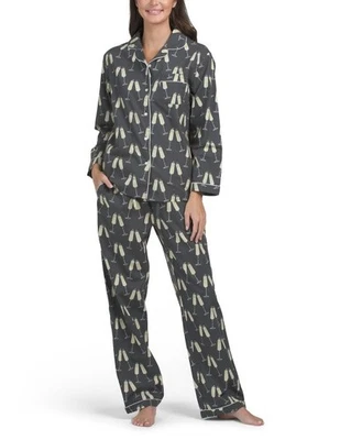 Juego de pijamas Crafted By Cahogany Marshalls para mujer grande gris champán tostadas NUEVO $45 Foto 1 de 4