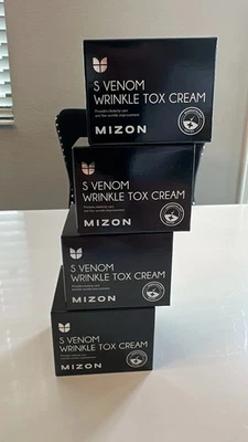 Paquete de 4 Crema Mizon S-Venom Wrinkle Tox 50 ml - Crema hidratante reafirmante con péptidos Foto 1 de 3