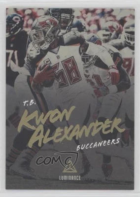 2018 Panini Luminance Gold Luminance Kwon Alexander #21 - Image 1 of 2