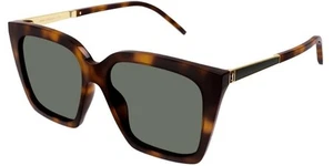 Authentic Saint Laurent Sunglasses SLM100 003 Havana Full Rim Grey Gradient 56mm - Picture 1 of 3