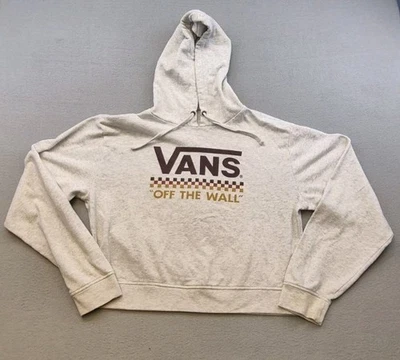 Vans Off The Wall Cropped HOODIE Sweatshirt size XL Women's - Image 1 of 4