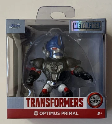 Figura de metal fundido a presión Optimus Primal Jada Metalfigs Transformers 2,5" Foto 1 de 4