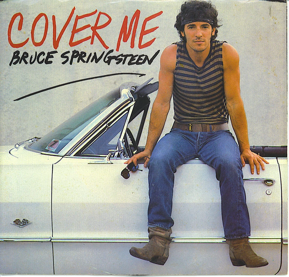 BRUCE SPRINGSTEEN  Cover Me / Jersey Girl (nonLP song) 45 with PicSleeve - Image 1 of 1