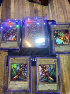 Yugioh Exodia The Forbidden One LOB-120-124 Ultra Rare Original Complete Set - Picture 1 of 8